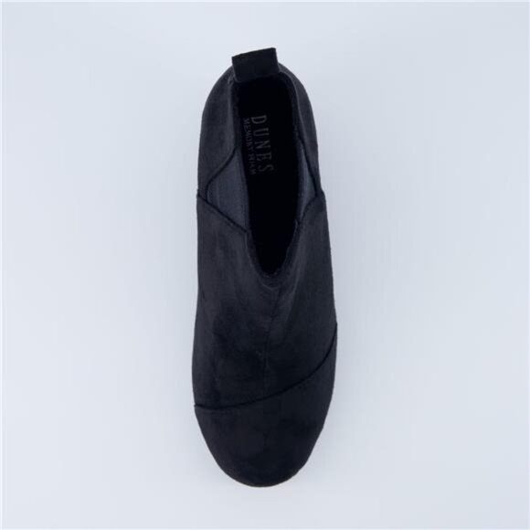 Women's Zoey Wedge Bootie, Soft Vegan Suede, Easy Slip-On Design, Memory - Picture 7 of 8